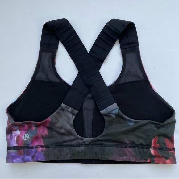 Lululemon All Sport Crossback Sports Bra Floral - Picture 4 of 8